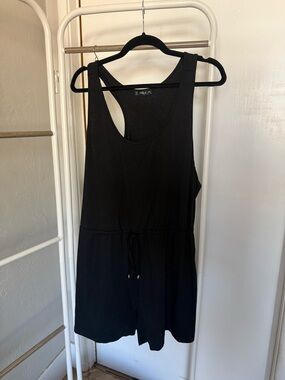 Black Sleeveless Romper